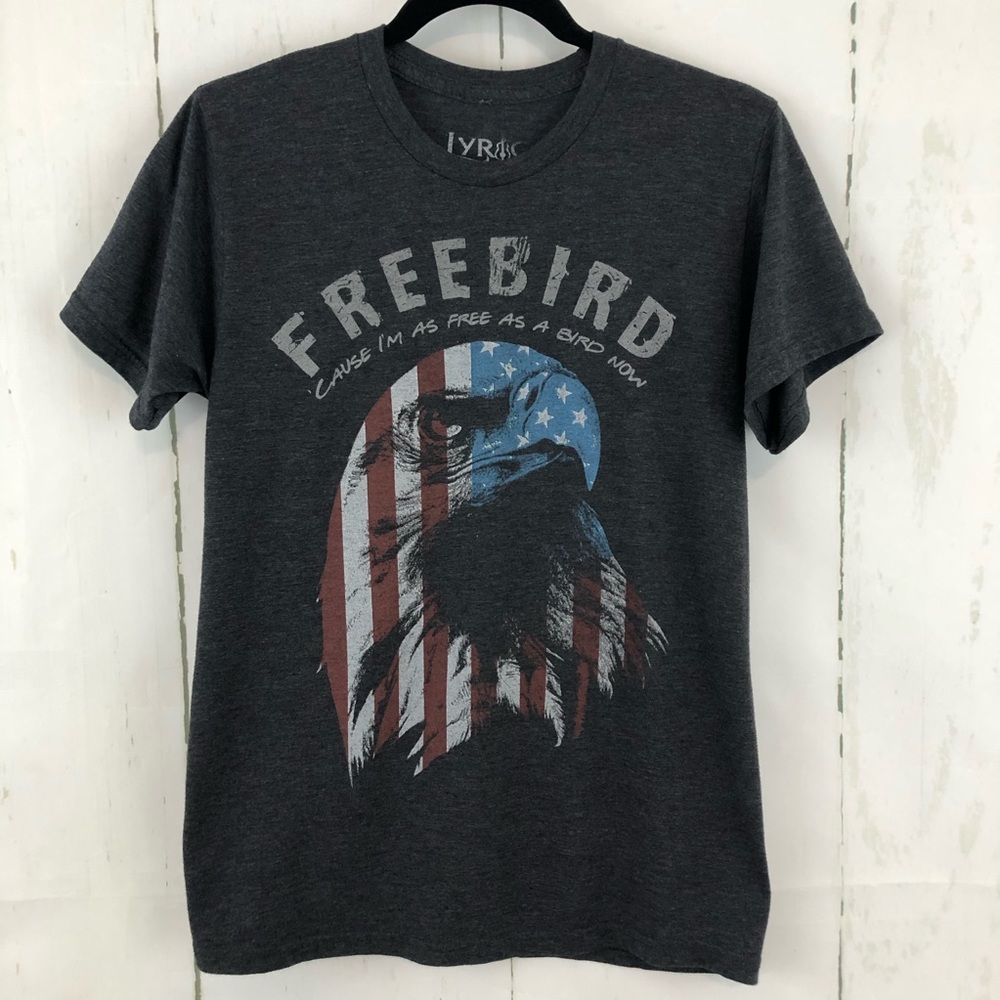 Freebird lyric band shirt